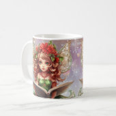 Christmas Fairy Reading Kaffeetasse (Vorderseite Links)