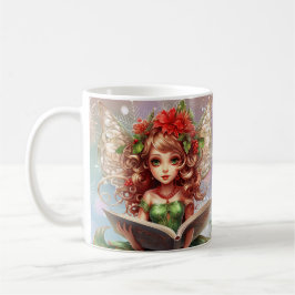 Christmas Fairy Reading Kaffeetasse