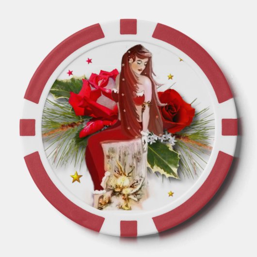 Christmas Fairy rPoker Chip (Vorderseite)