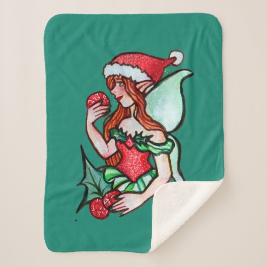 Christmas Fairy Sherpadecke (Vorderseite)