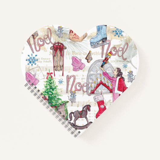 Christmas Fairy Tale Wasserfarbe Notizblock (Vorderseite)