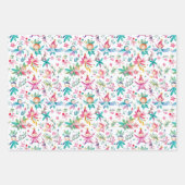 Christmas Fairy Tree Gingerbread Man Geschenkpapier Set (Vorderseite 2)