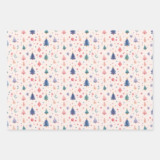 Christmas Fairy Tree Gingerbread Man Geschenkpapier Set (Vorderseite)