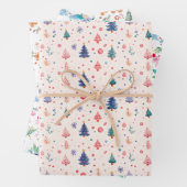 Christmas Fairy Tree Gingerbread Man Geschenkpapier Set (Beispiel)