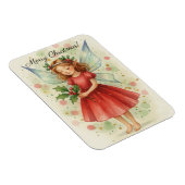 Christmas Fairy Watercolor Art Magnet (Rechte Seite)