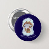 Christmas Fairytale House Button (Vorne & Hinten)