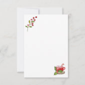 Christmas Fairytale House Dankeskarte (Rückseite)