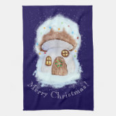 Christmas Fairytale House Geschirrtuch (Vertikal)