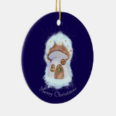 Christmas Fairytale House Keramik Ornament (Rechts)