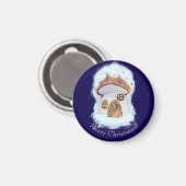 Christmas Fairytale House Magnet (Vorderseite/Rückseite)