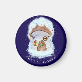 Christmas Fairytale House Magnet
