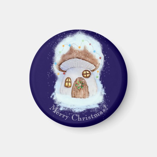 Christmas Fairytale House Magnet (Vorne)