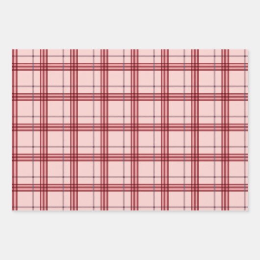 Christmas Falala lala Plaid set  Geschenkpapier Set (Vorderseite 3)