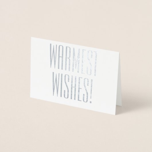 CHRISTMAS FAMILIENBEACH FOTO CARD SILVER FOLIE MIN FOLIENKARTE (Vorderseite)