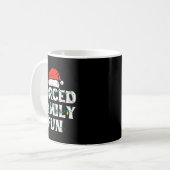 Christmas Family Funny Xmas Match Men Women Kids Kaffeetasse (Vorderseite Links)