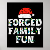 Christmas Family Funny Xmas Match Men Women Kids  Poster (Vorne)