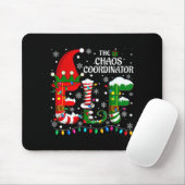 Christmas Family Matching Pajamas Chaos Coordinato Mousepad (Mit Mouse)