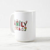 Christmas Family Matching Shirts | holiday family Kaffeetasse (Vorderseite Links)