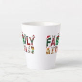 Christmas Family Matching Shirts | holiday family  Milchtasse (Vorderseite)