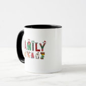 Christmas Family Matching Shirts | holiday family  Tasse (Vorderseite Links)