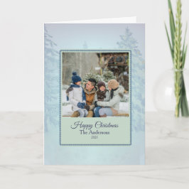 Christmas Family Photo Greeting Card Karte