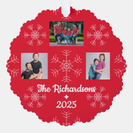 Christmas Family Photo Ornament  Karte