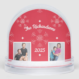 Christmas Family Photo Snow Globe Schneekugeln