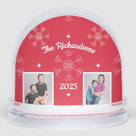 Christmas Family Photo Snow Globe Schneekugeln