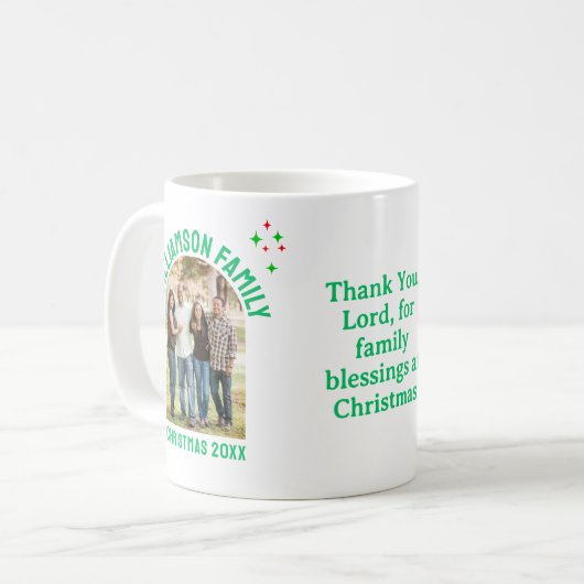 CHRISTMAS FAMILY REUNION Group Souvenir Photo Kaffeetasse (Vorderseite Links)
