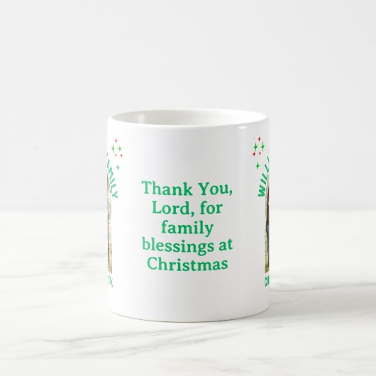 CHRISTMAS FAMILY REUNION Group Souvenir Photo Kaffeetasse (Mittel)