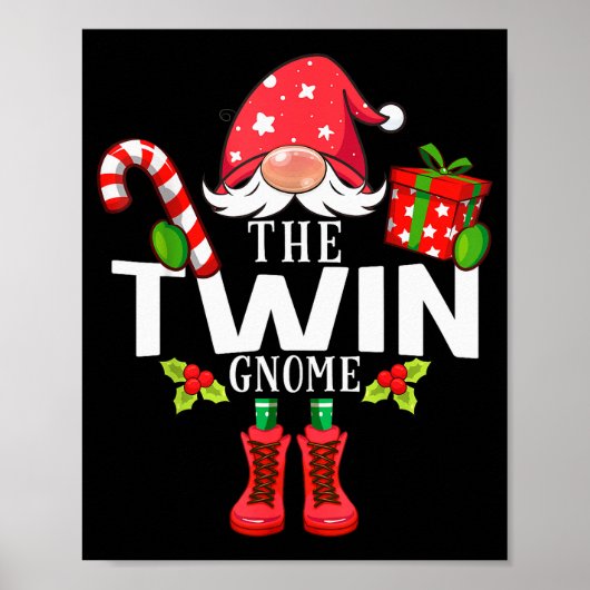 Christmas Family The Twin Gnome Matching Poster (Vorne)