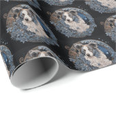 Christmas Fantasy Aussie Geschenkpapier (Rolleneckpunkt)