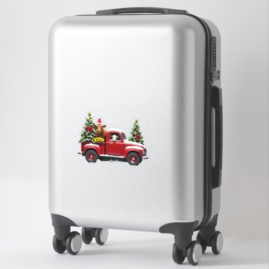 Christmas Farm (2) Aufkleber (Koffer)