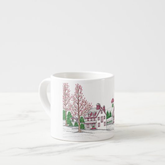 Christmas Farm Espresso Mug Espressotasse (Vorderseite Links)