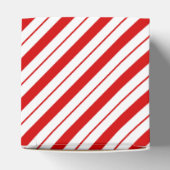 Christmas Favor Box Candy Cane Stripe Geschenkschachtel (Oben)