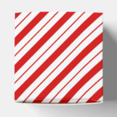 Christmas Favor Box Candy Cane Stripe Geschenkschachtel (Oben)