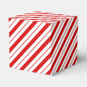 Christmas Favor Box Candy Cane Stripe Geschenkschachtel (Rückseite)