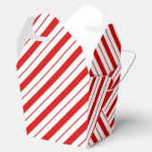 Christmas Favor Box Candy Cane Stripe Geschenkschachtel (Geöffnet)