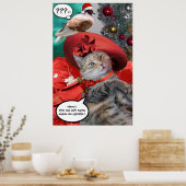 CHRISTMAS-FEIERN VON PRINCESS TATUS CAT POSTER (Küche)