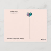 CHRISTMAS-FEIERN VON PRINCESS TATUS CAT POSTKARTE (Rückseite)