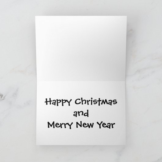 Christmas Feiertagskarte (Innenseite)