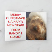 CHRISTMAS FEIERTAGSKARTE (Innenseite)