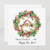 Christmas! Feiertagskarte (Vorne/Hinten)