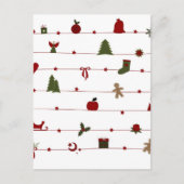 Christmas Feiertagspostkarte (Vorderseite)