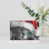 CHRISTMAS FEIERTAGSPOSTKARTE (Stehend Vorderseite)