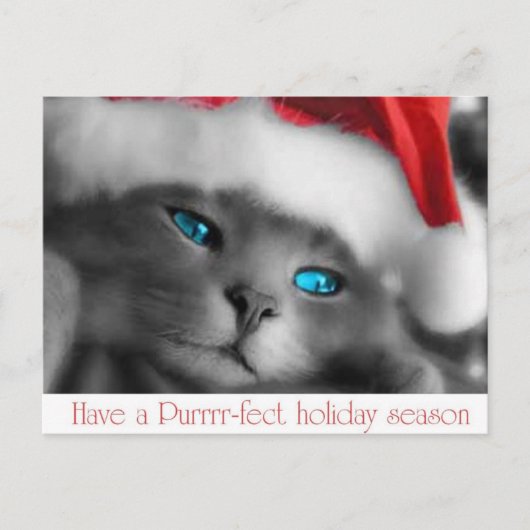 CHRISTMAS FEIERTAGSPOSTKARTE (Vorderseite)