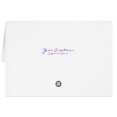 Christmas Feliz Navidad Blue Star II (Rückseite Horizontal)