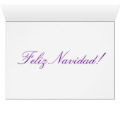 Christmas Feliz Navidad Blue Star II (Innenansicht Horizontal (Unten))