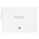 Christmas Feliz Navidad Blue Star III (Rückseite Horizontal)