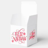 Christmas Feliz Navidad Favor Gift Box Geschenkschachtel (Geöffnet)